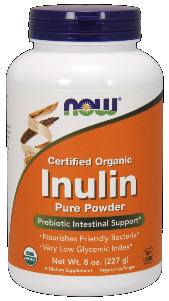 Inulin Powder Pure FOS (8 oz) NOW Foods